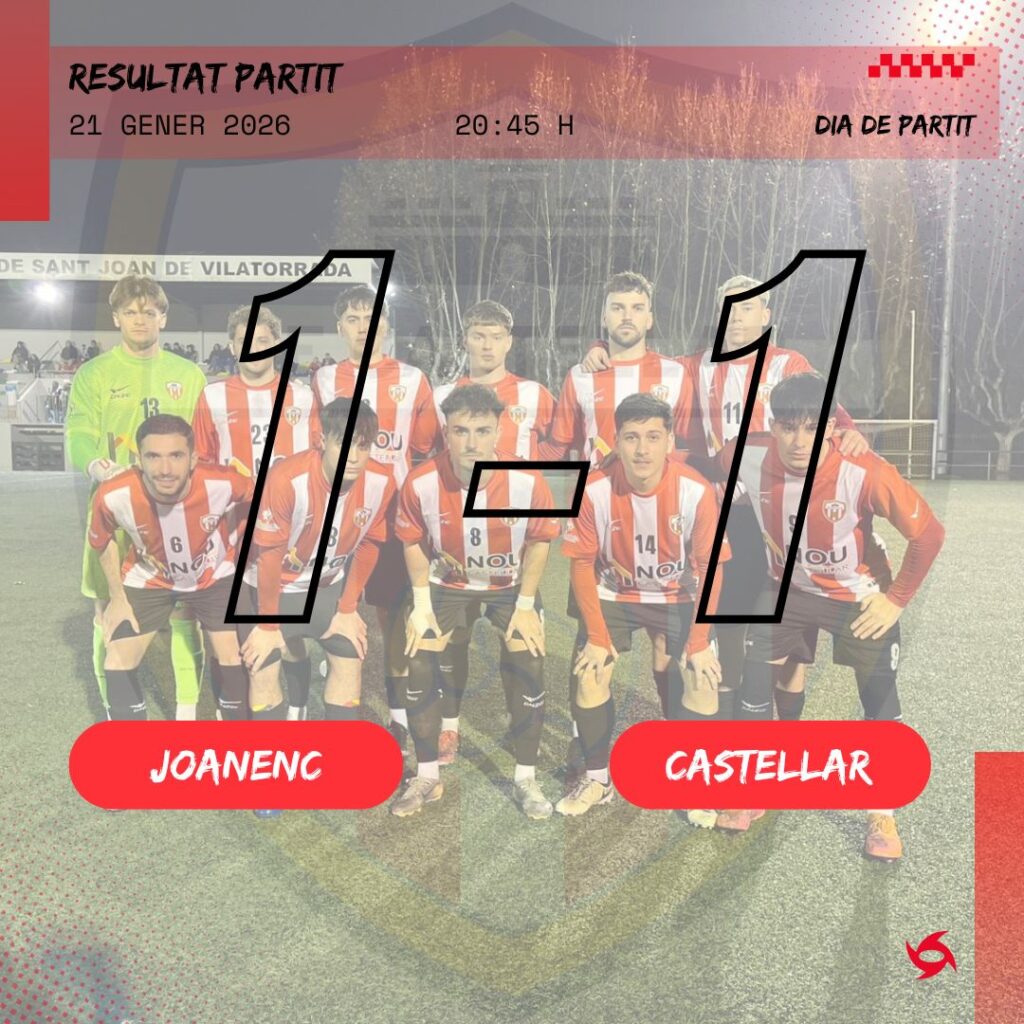 J15 JOANENC - UE CASTELLAR (1-1) 21-01-2026
