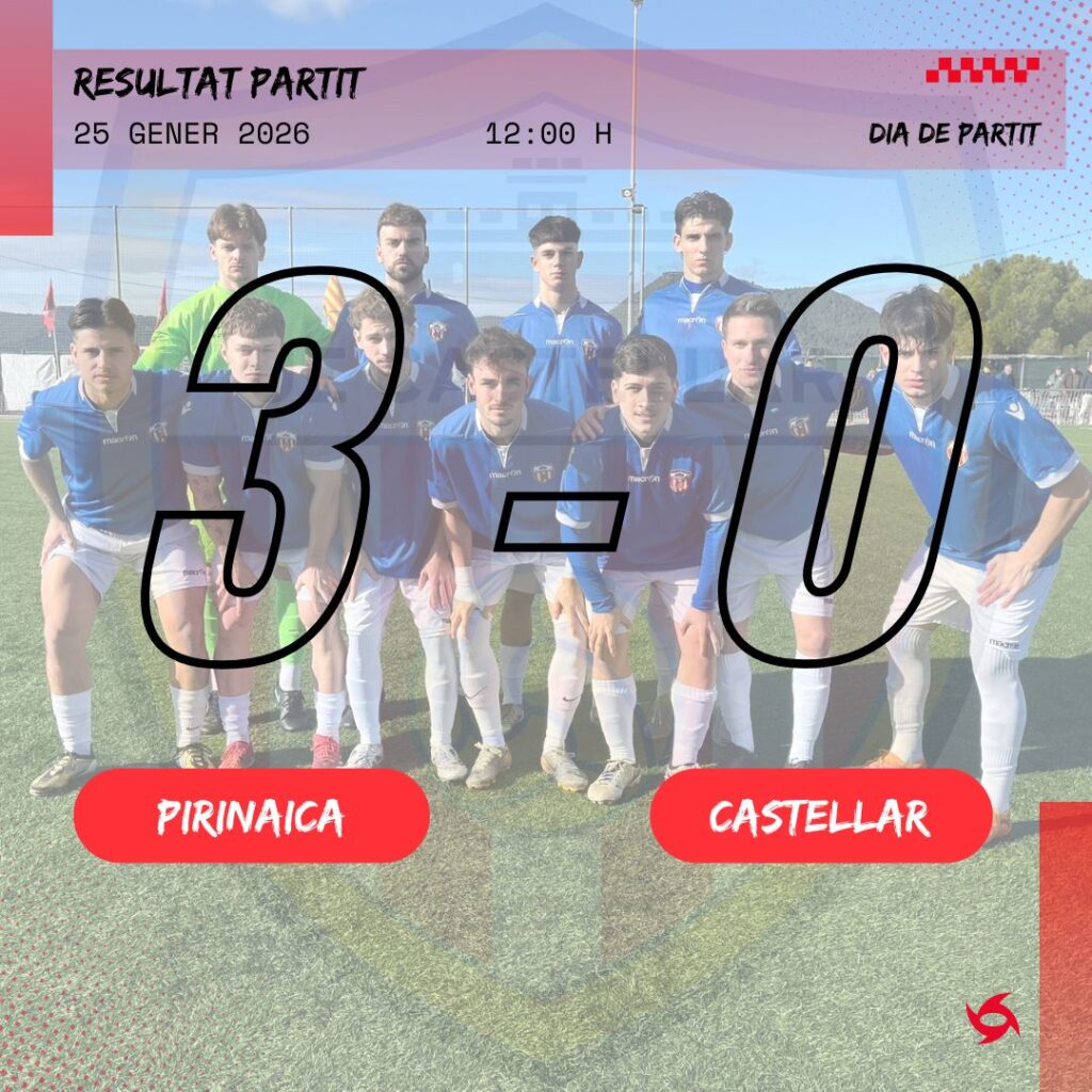 J16 PIRINAICA - UE CASTELLAR (3-0) 25-01-2026