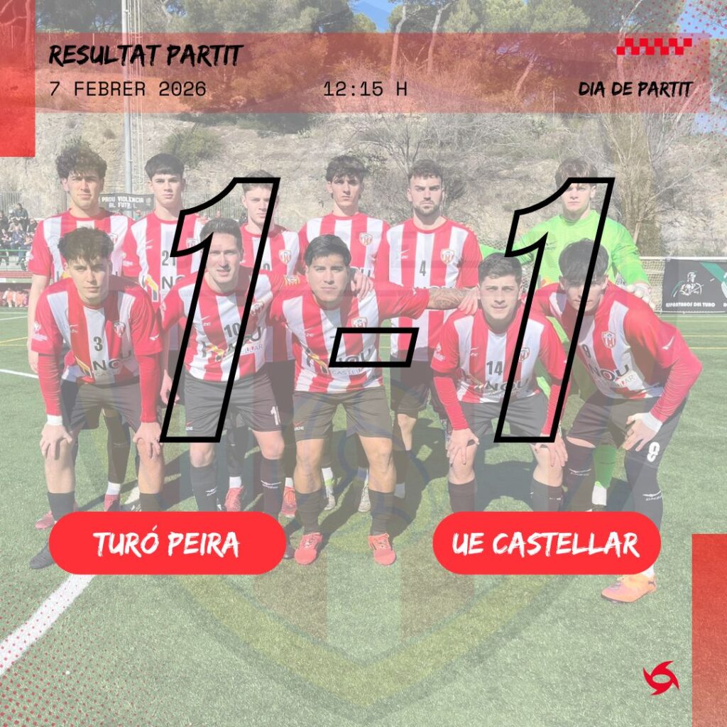 J18 TURÓ PEIRA - UE CASTELLAR (1-1) 8-2-2026